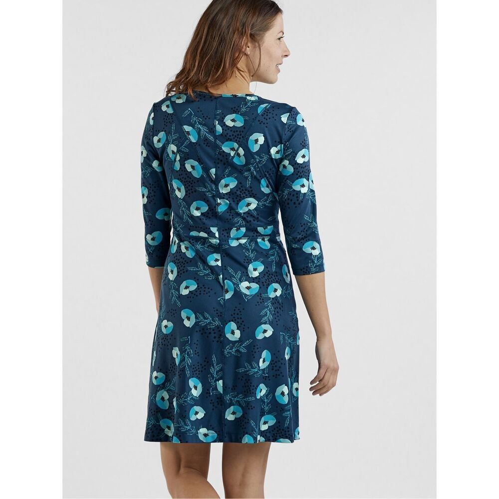 Title Nine Dream 3/4 Sleeve Dress in Happy Days Floral Medium